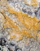 Mineral seam in clay